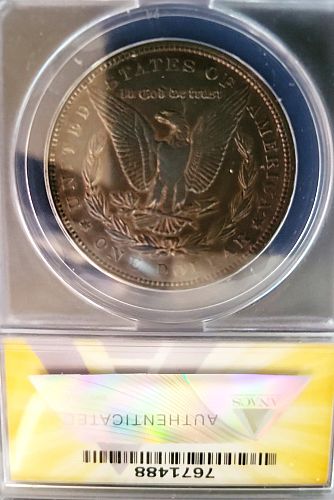 1894 Morgn Dollar EF45, Artificially toned, cleaned
