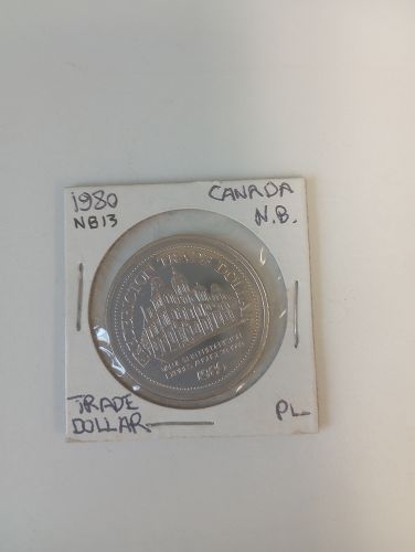 1980 Fredericton New Brunswick 1 dollar token Uncirculated