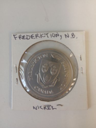 1980 Fredericton New Brunswick 1 dollar token Uncirculated