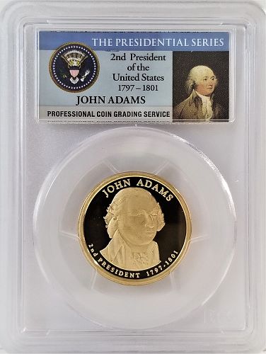 2007-S Presidential John Adams Proof Dollar PCGS PR-69DCAM