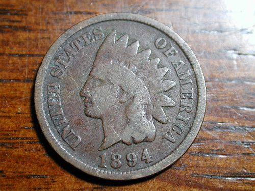 1894 Indian Head Penny cent NICE