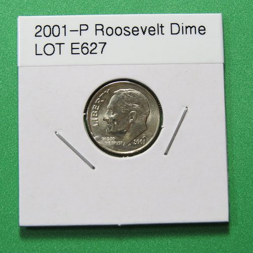 2001-P ROOSEVELT DIME (ALWAYS COMBINED SHIPPING) - LOT E627