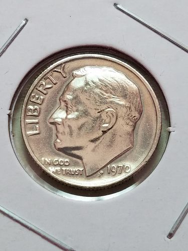 1970 No S Roosevelt Dime