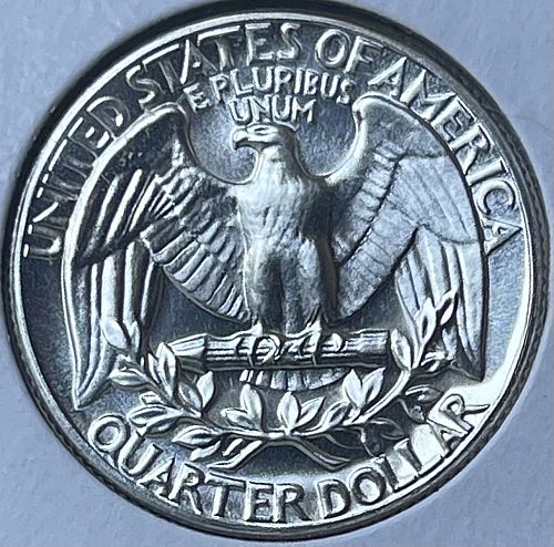 1964-P Washington Silver Proof Quarter • Beautiful Cameo-Like Proof Pulled from MPS