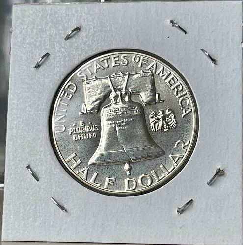 1956-P Franklin Silver Proof Half Dollar &bull; Beautiful Flashy Proof Direct from MPS