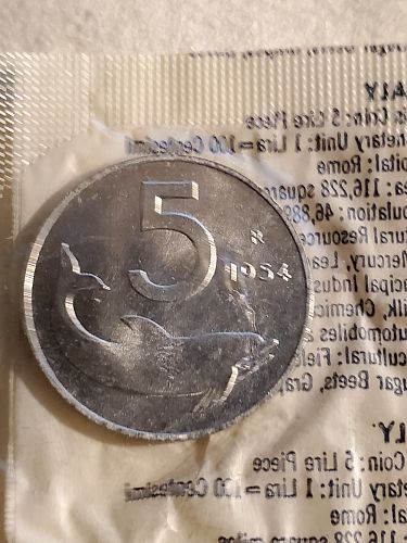 1954 R Italy 5 Lire