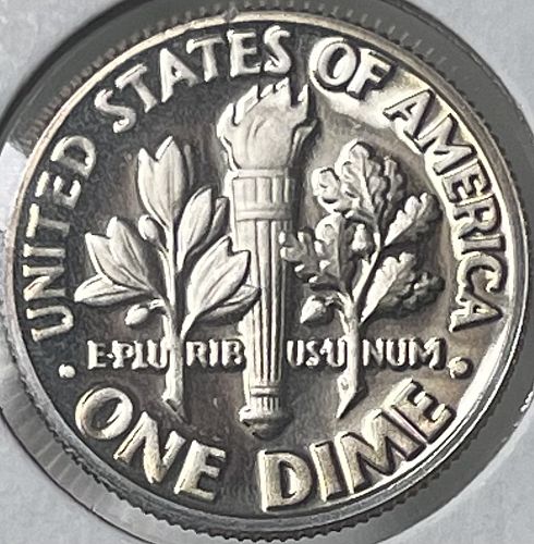 1985-S  Roosevelt Clad Proof Dime • Cameo Proof Direct from MPS