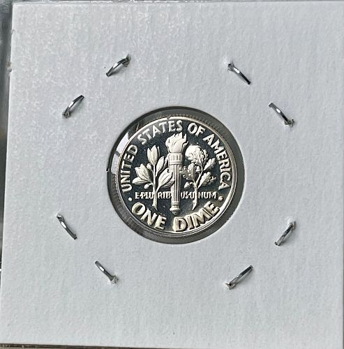 1985-S  Roosevelt Clad Proof Dime • Cameo Proof Direct from MPS