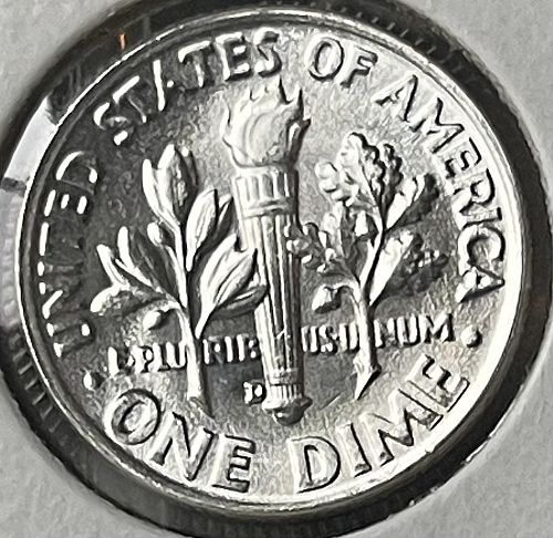 1954-D Roosevelt Silver Dime - Brilliant Uncirculated