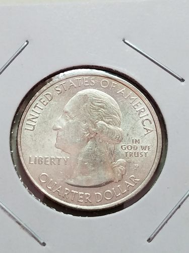 2011 P America the Beautiful Chickasaw Washington Quarter Double Off Center