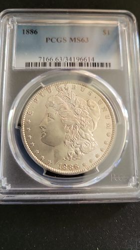1886 Morgan Dollar MS63