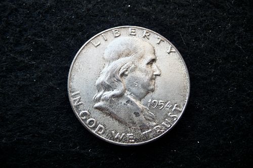 1954 Franklin Half Dollar