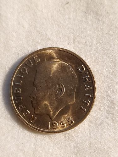 1953 Haiti 5 Centimes