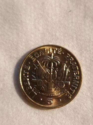 1953 Haiti 5 Centimes