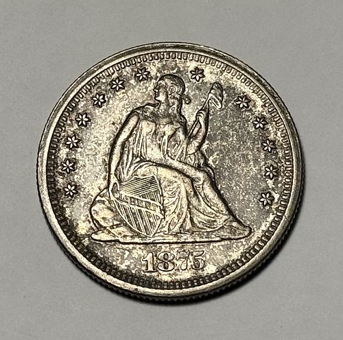 1875 S Seated Liberty Quarter *** Uncirculated ***