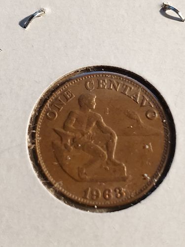 1963 Philippines 1 Centavo
