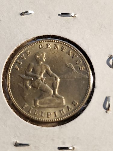 1944 Philippines 5 Centavo