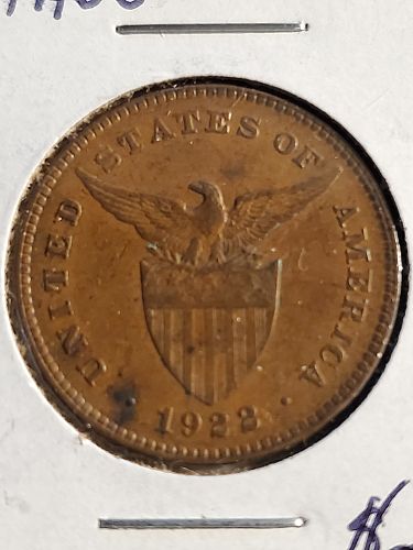 1922 Philippines 1 Centavo