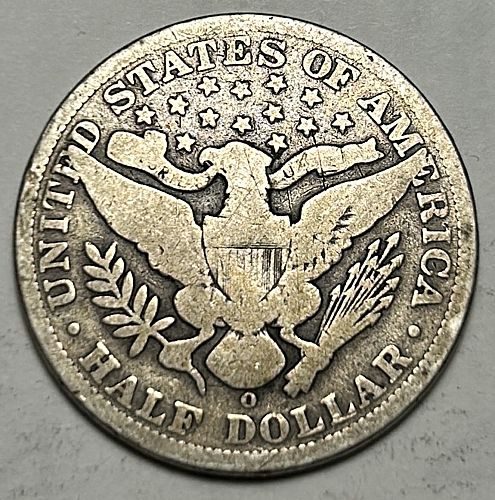 1900 O Barber Half Dollars. 8653