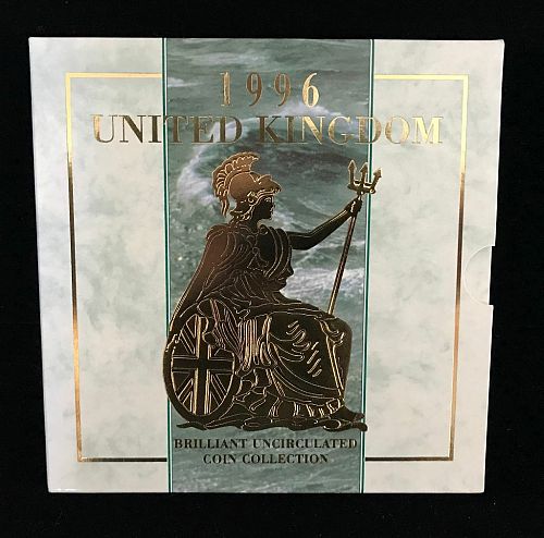 1996 UK Royal Mint Brilliant Uncirculated Coin Set NICE