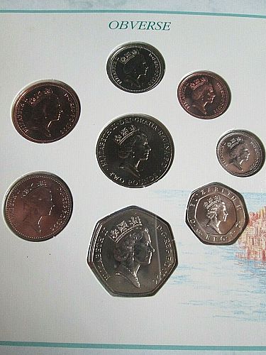1996 UK Royal Mint Brilliant Uncirculated Coin Set NICE