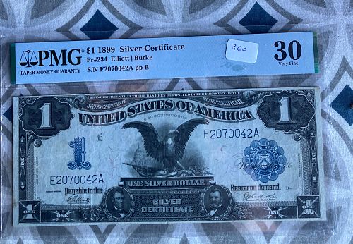 silver certificate Black eagle