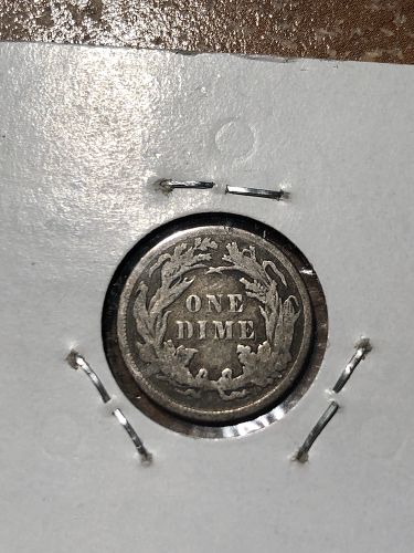 United States Seated Liberty Dime - 1891-P VF