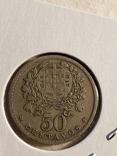 1944 Portugal 50 Centavos