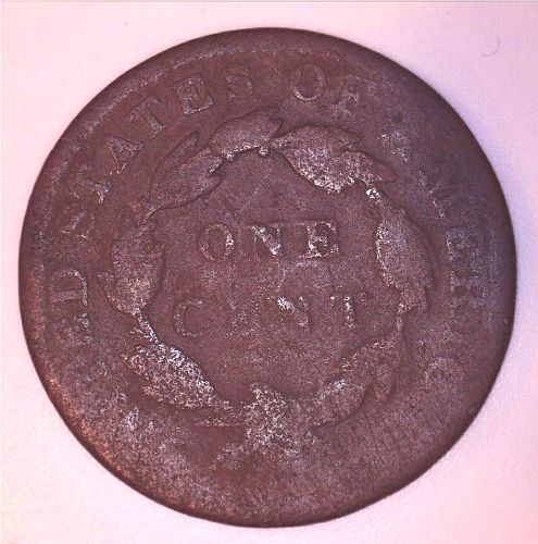 1834 P Coronet Liberty Head Large Cents: All Varieties