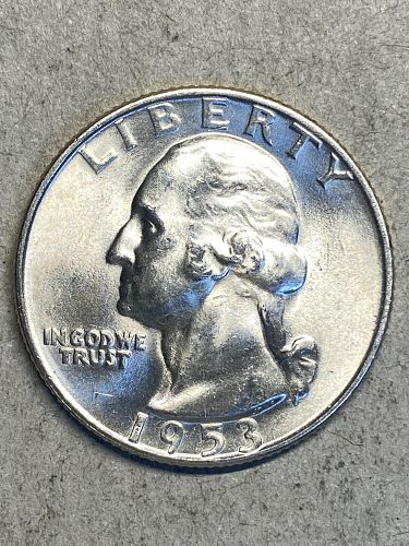 1953-D Washington Silver Quarter MS65