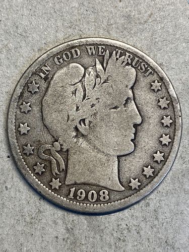 1908 D Barber Half Dollar Coin Value, Prices & Info | USA Coin Book