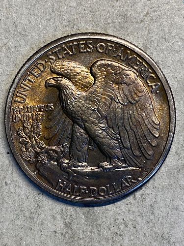 1943-D Walking Liberty Silver Half Dollar MS65+