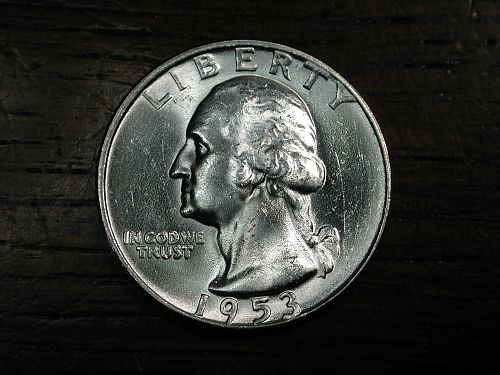 1953d Washington Quarter NICE