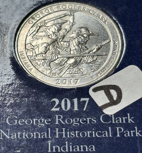2017 D George Rogers Clark America The Beautiful Quarters