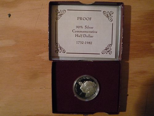 1992 cameo proof washington .50