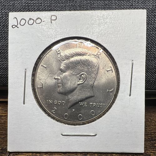 2000-P Kennedy Half Dollar - From a mint roll
