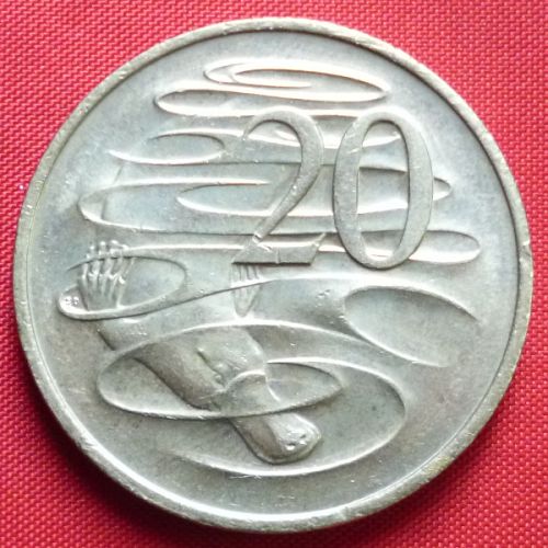 Australia 20 Cents 1973 QEII KM# 82