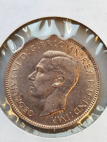 1941 Great Britain Farthing coin Brilliant Uncirculated