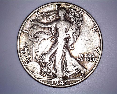 1941 D Walking Liberty Half Dollar