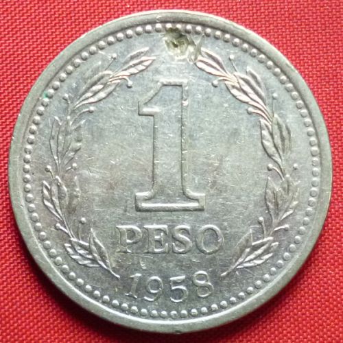 Argentina 1 Peso 1958 KM# 57