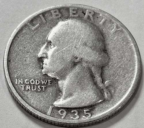 1935 S Washington Quarters