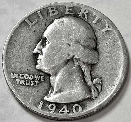 1940 S Washington Quarters