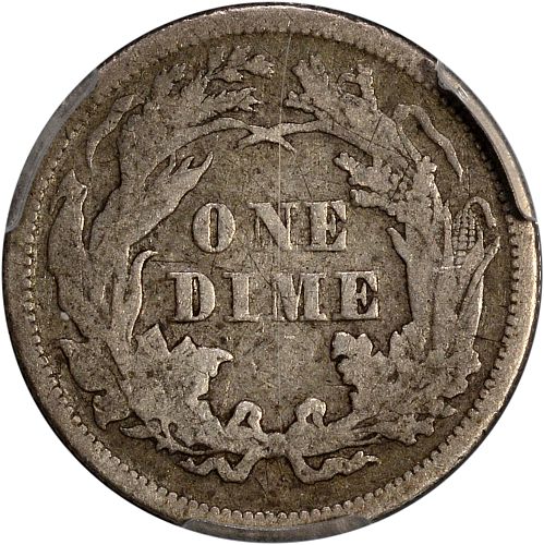 Rare 1869 Seated Dime PCGS VF20 - ToughCOINS