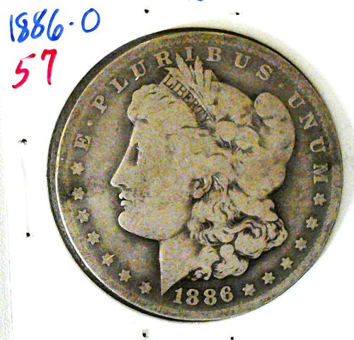 1886 O Morgan Dollar