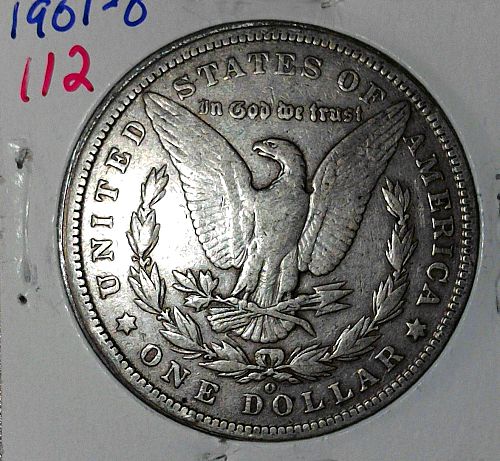 1901 O Morgan Dollar