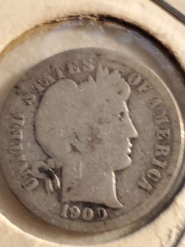 1900 O Barber Dime