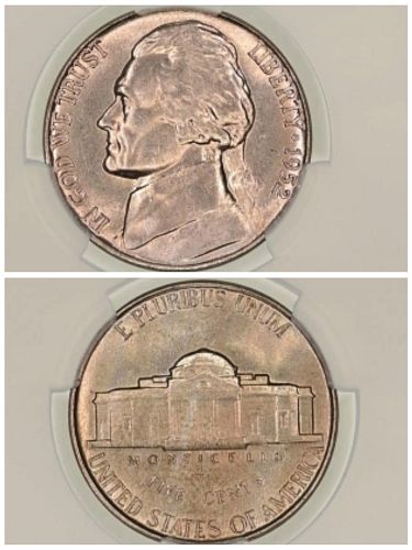 1952 Jefferson Nickel CACG MS 64
