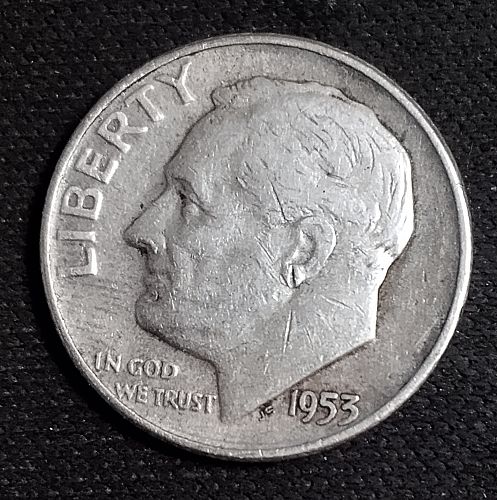 1953-D Roosevelt Silver Dime
