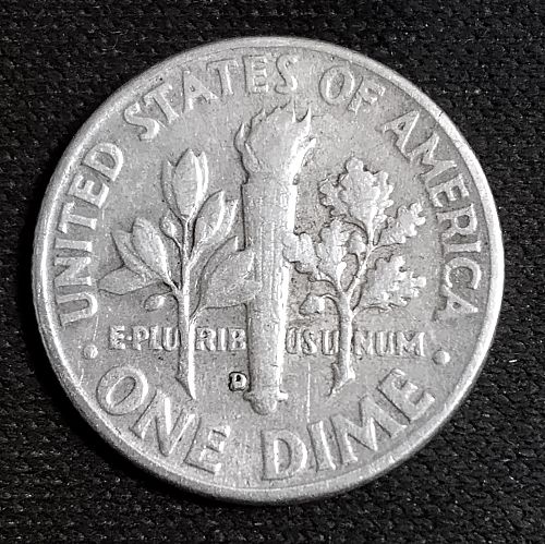 1953-D Roosevelt Silver Dime