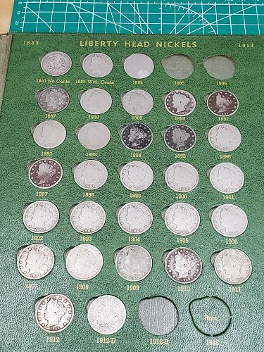LOT: Shield V Nickel Buffalo Nickel COLLECTION, LOTS OF BETTER DATES